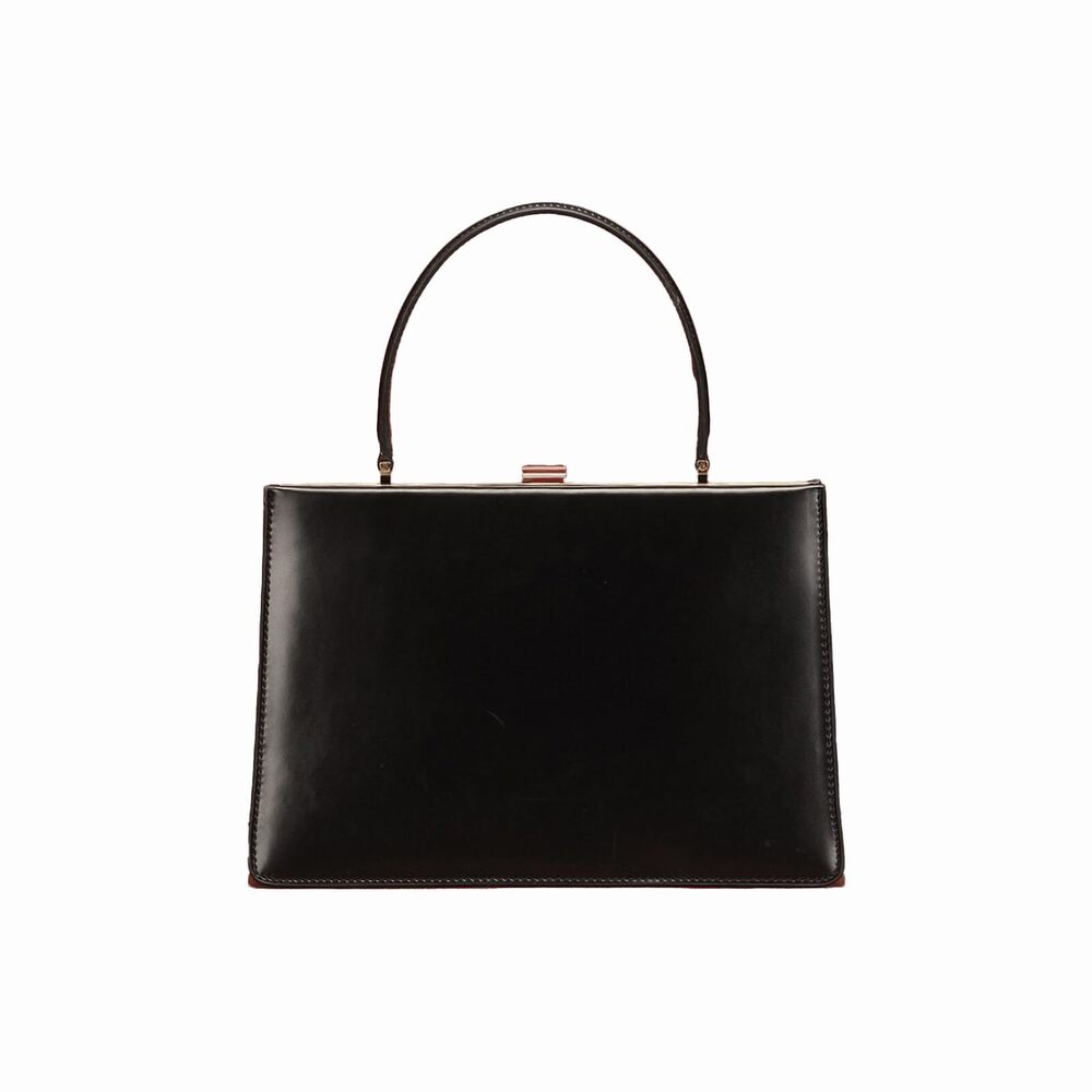 9640 Sandwich Luxury Leather Handbag Temperament Age Reducing Commuter Bag